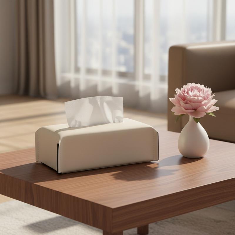 [C] Luxury Tissue Box Leather  – Agar Tissue Culture recenzja i cena