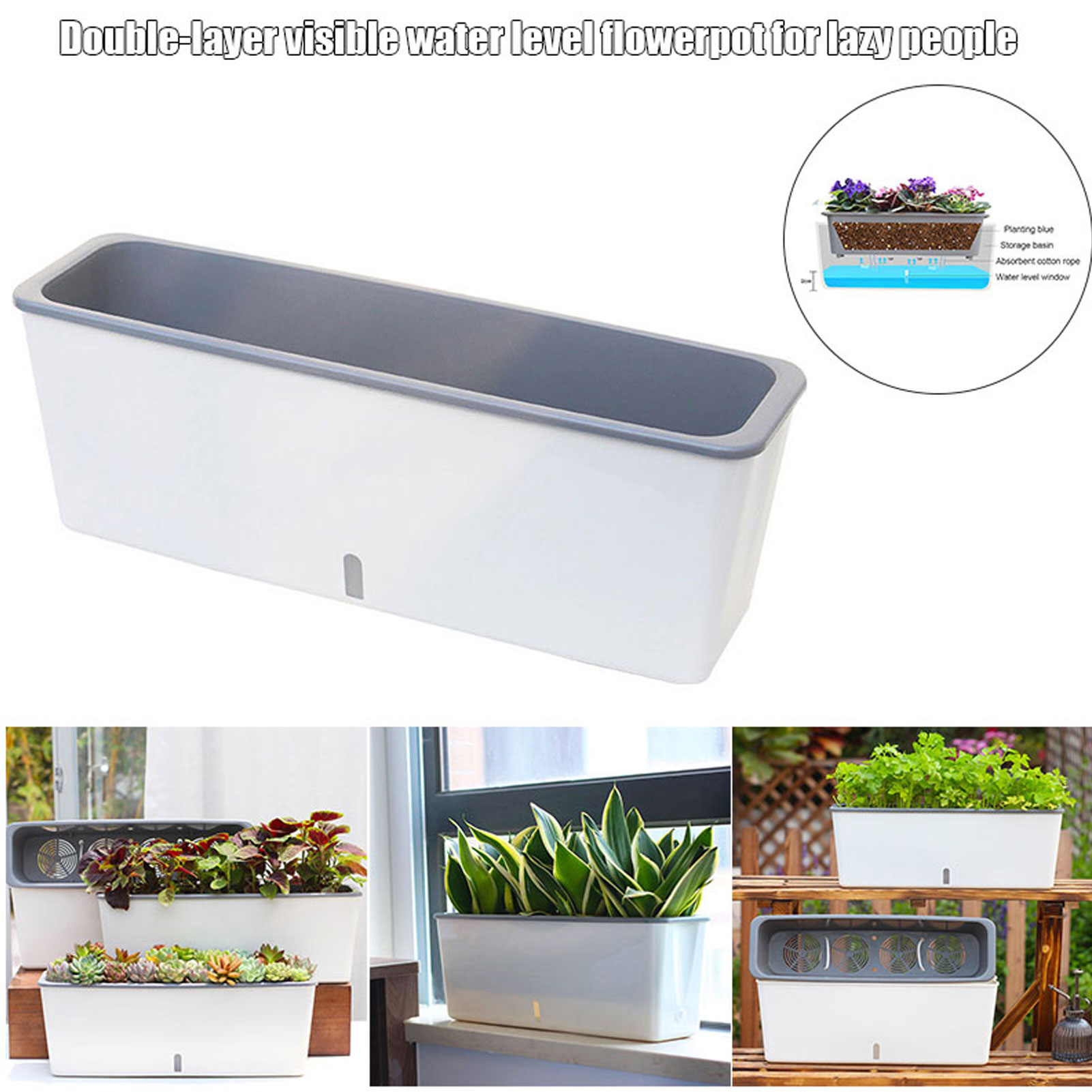Self-Watering Planter Pots wit – Self Watering Insert recenzja i cena