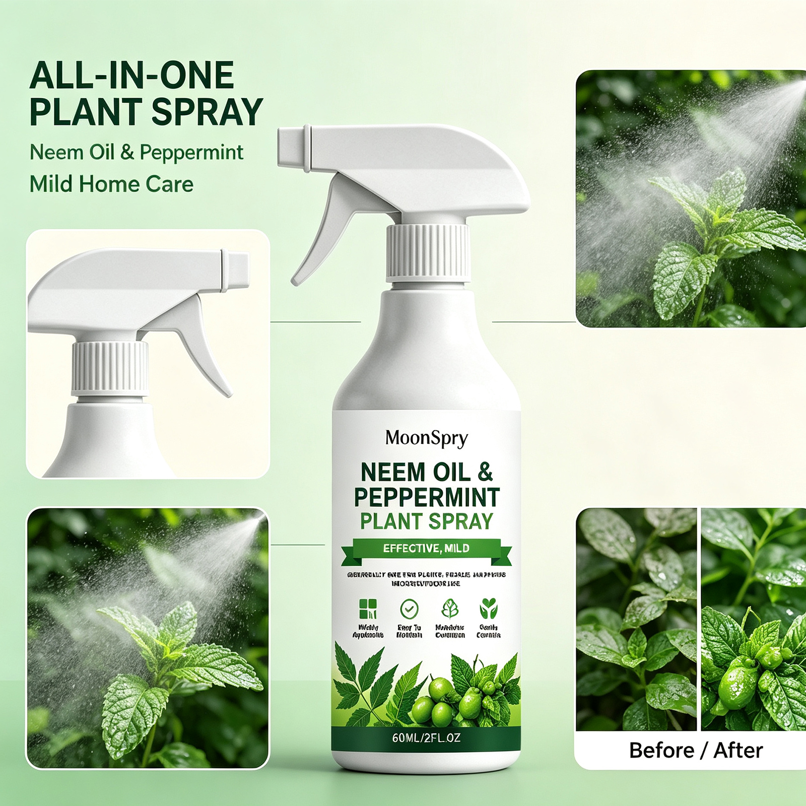 Neem Oil Mint Plant Spray Natu – Rooting Hormone Powder recenzja i cena