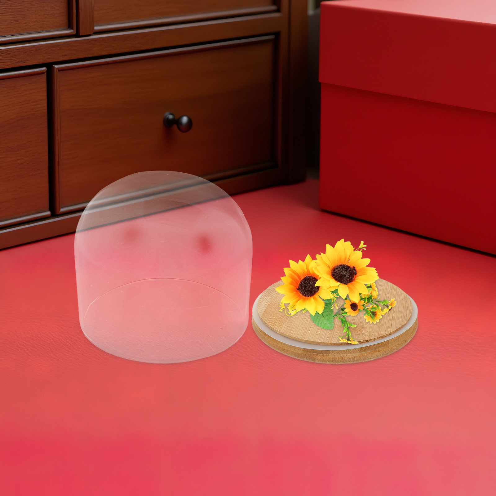 Clear Glass Dome Cloche with S – Plastic Dome Clear recenzja i cena