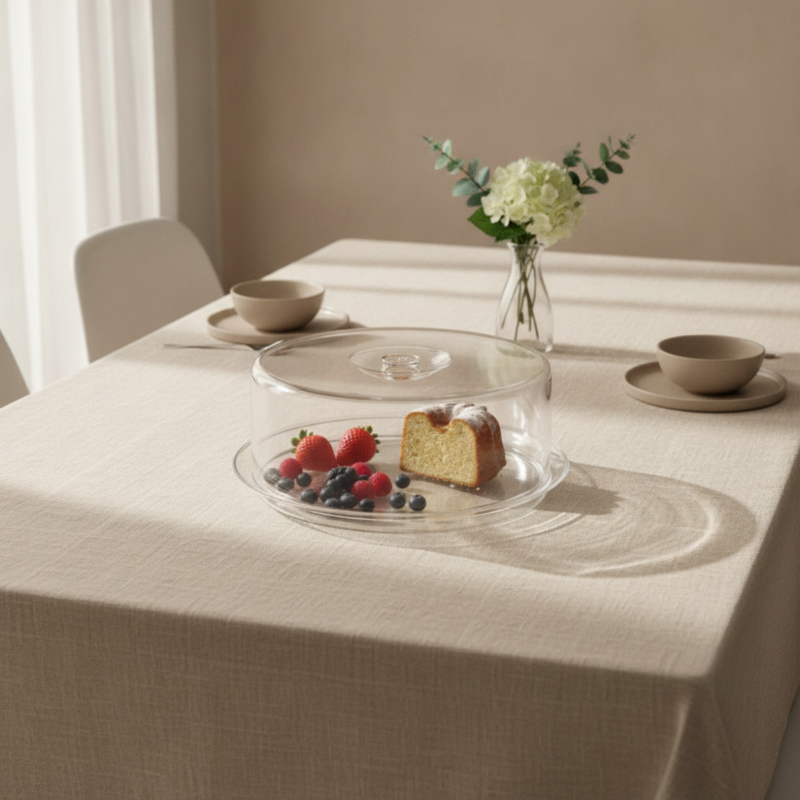 Food Cover with Base Dustproof – Plastic Dome Clear recenzja i cena