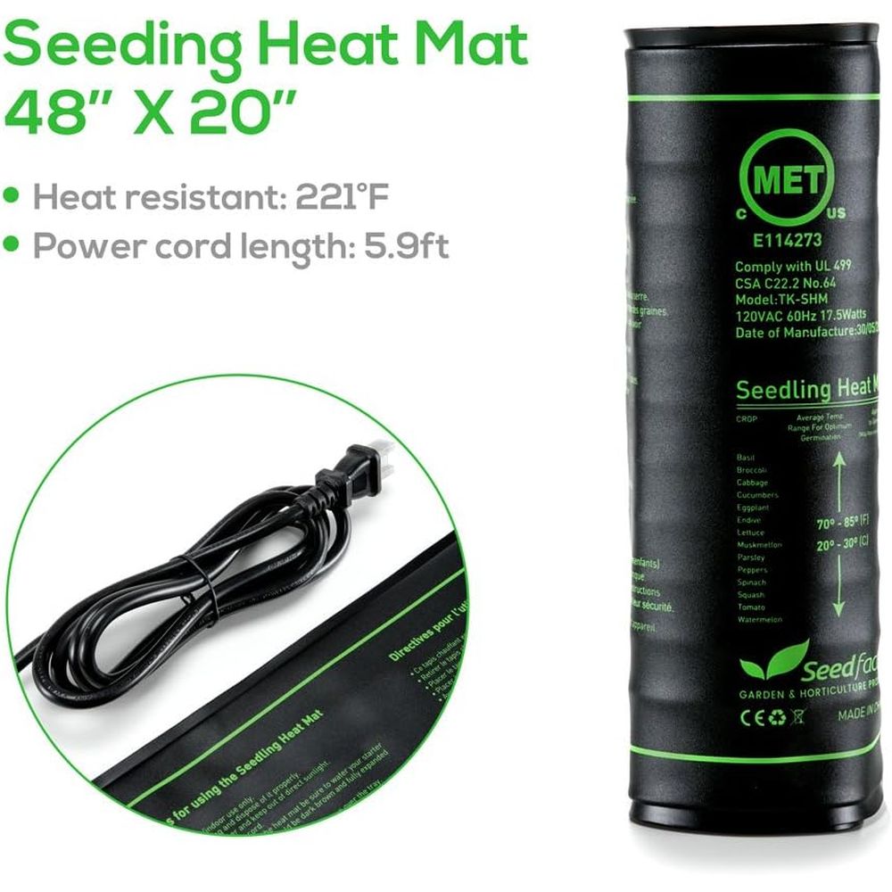 Certified Seedling Heat Mat, W – Heat Mat Seedling recenzja i cena