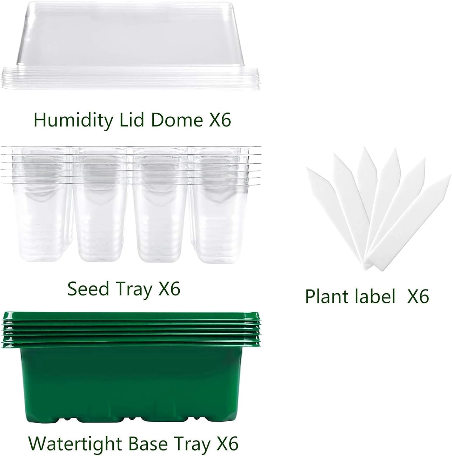 6-Pack Seed Starter Tray with  – Humidity Dome Kit recenzja i cena