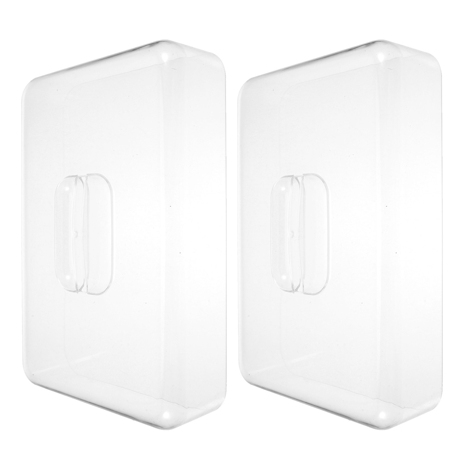 2Pcs Clear Acrylic Rectangular – Plastic Dome Clear recenzja i cena
