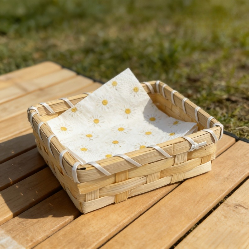 Handwoven Bamboo Napkin Basket – Agar Tissue Culture recenzja i cena