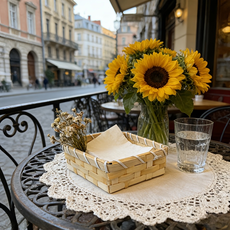 Handwoven Bamboo Napkin Basket – Agar Tissue Culture recenzja i cena