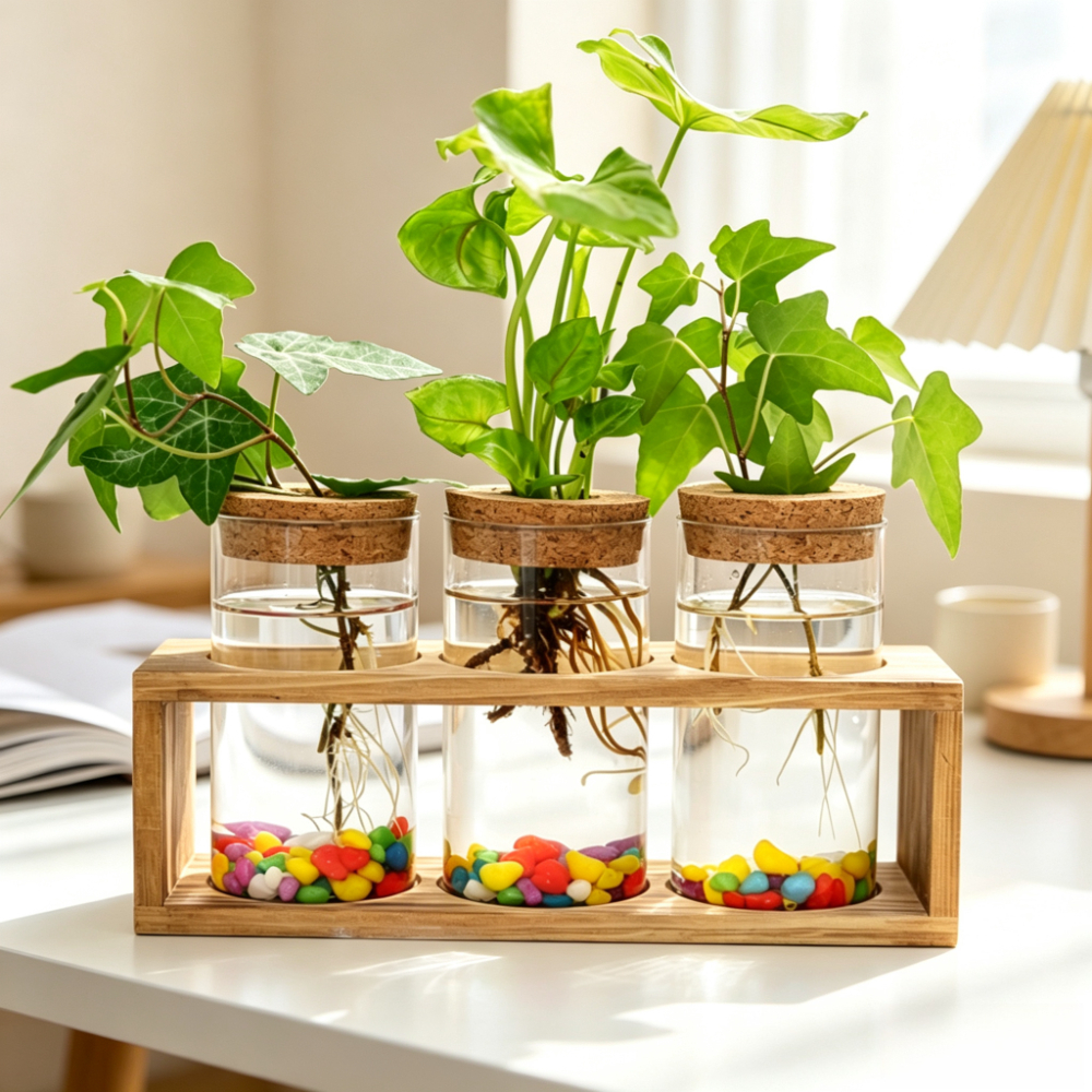 Minimalist Glass Vase with Woo – Propagation Station Vase recenzja i cena