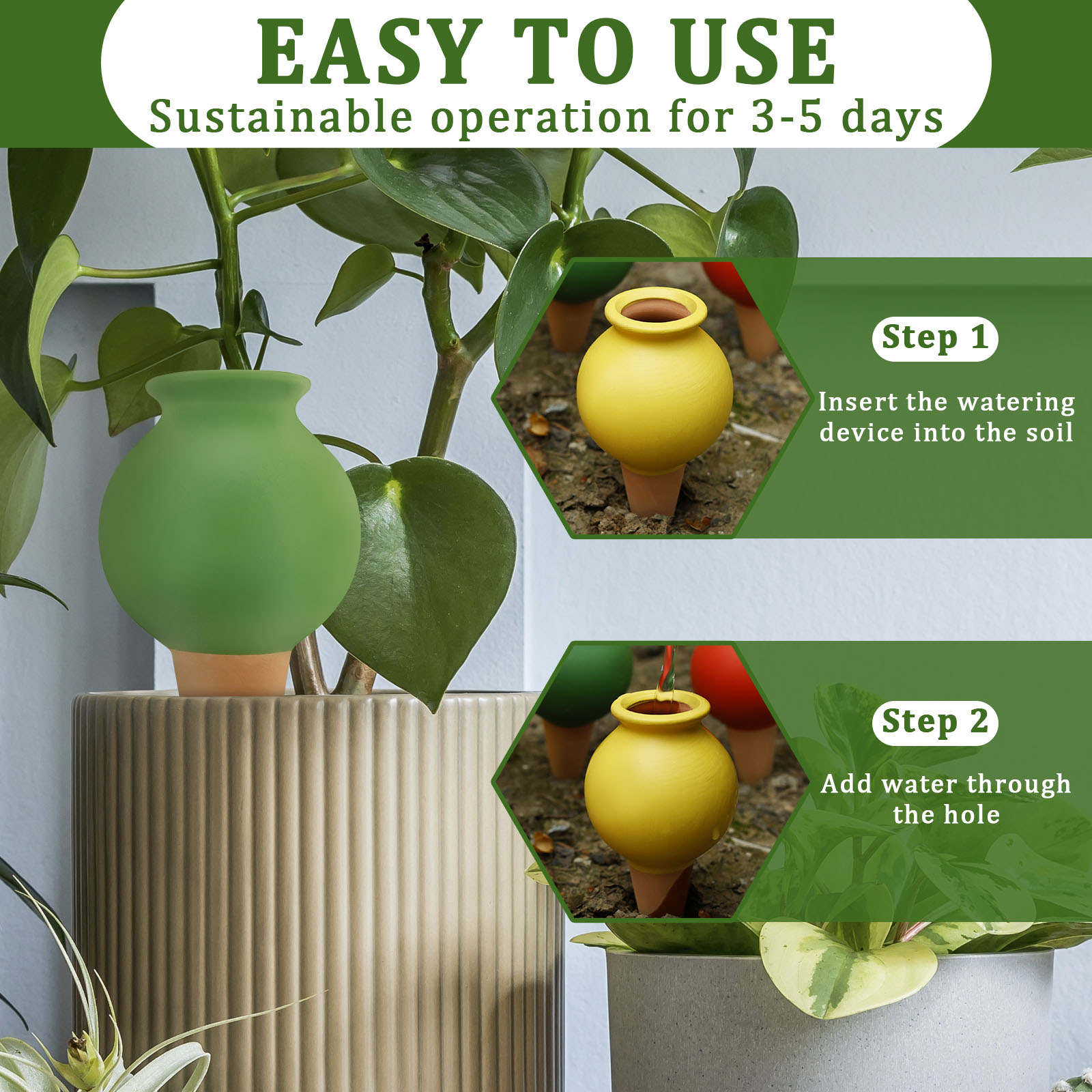 8Pcs Terracotta Self Watering  – Self Watering Insert recenzja i cena