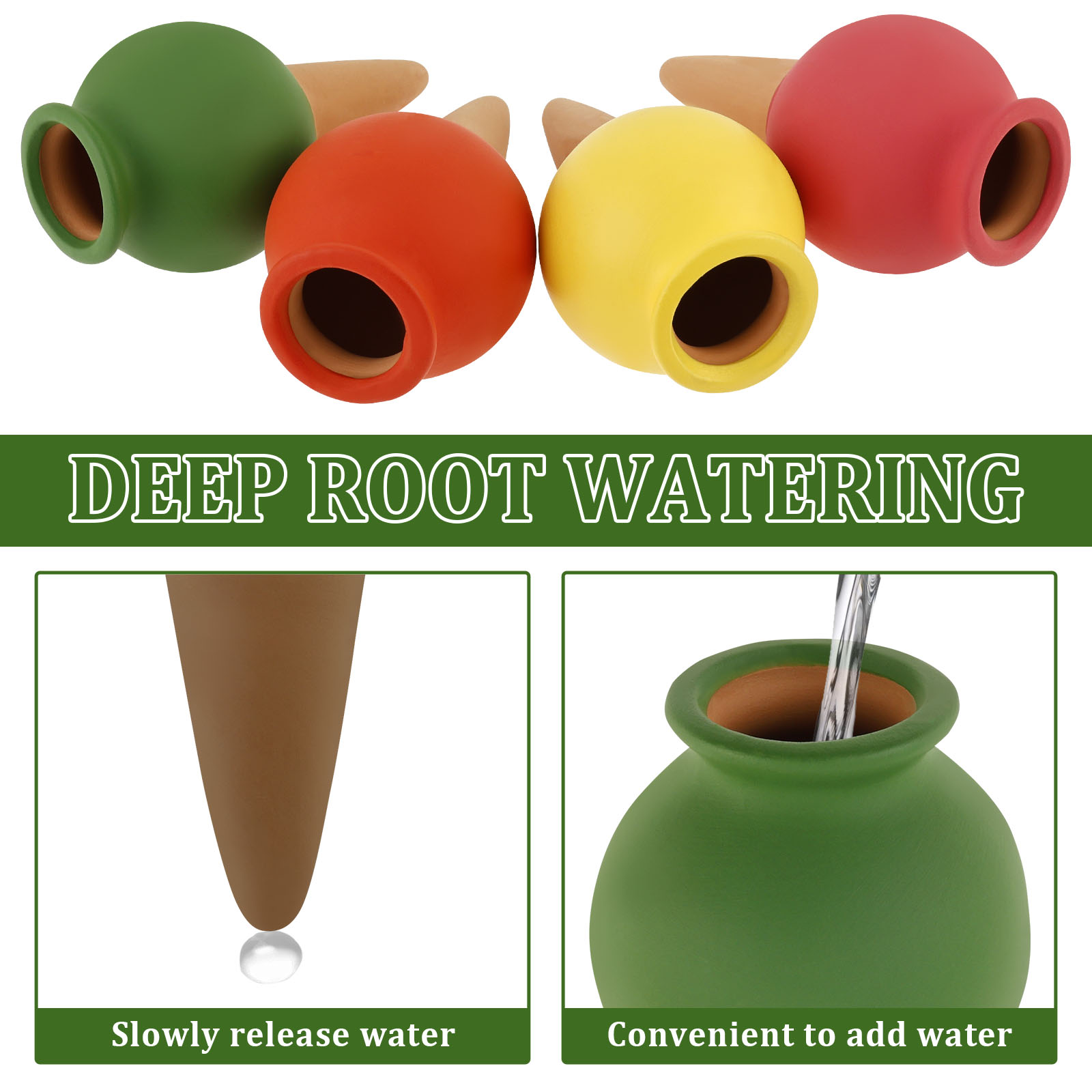 8Pcs Terracotta Self Watering  – Self Watering Insert recenzja i cena