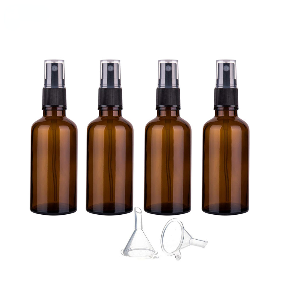 4pcs 50ml Amber Glass Spray Bo – Misting Bottle Fine recenzja i cena