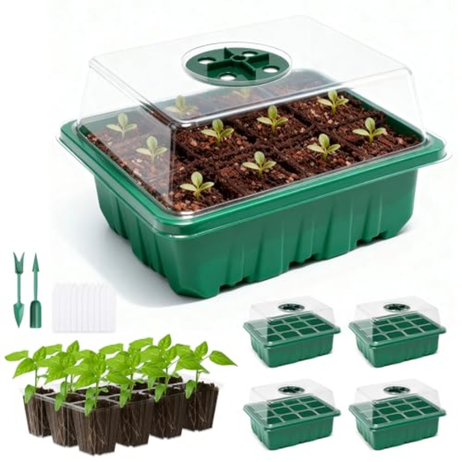 5 Packs Seed Starter Tray with – Humidity Dome Kit recenzja i cena