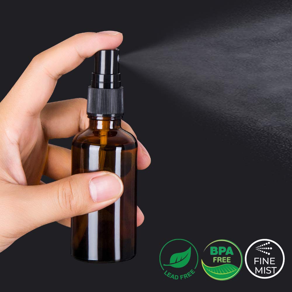 2oz Amber Glass Spray Bottles  – Misting Bottle Fine recenzja i cena